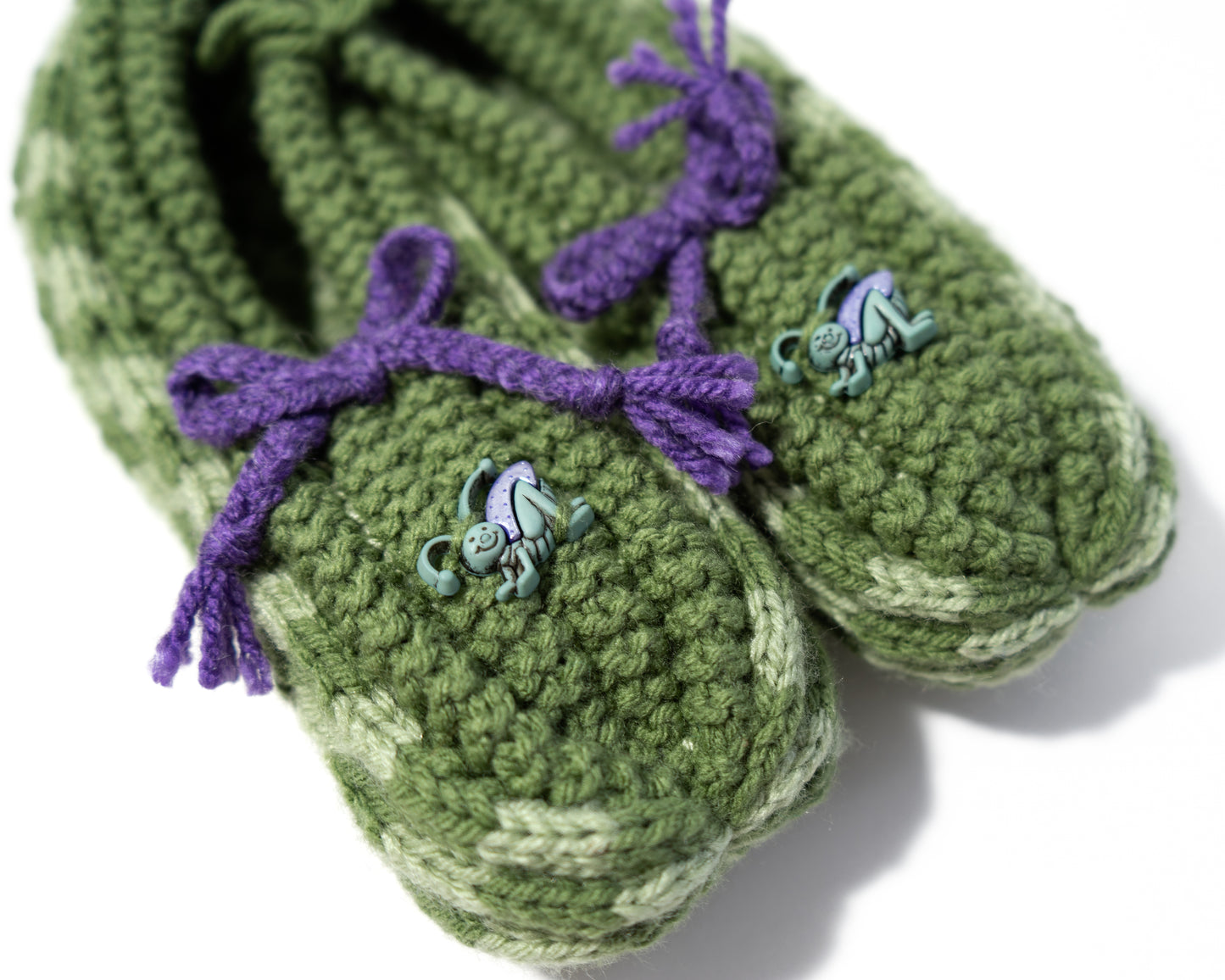 Grandmaman's Hand Knit Slippers
