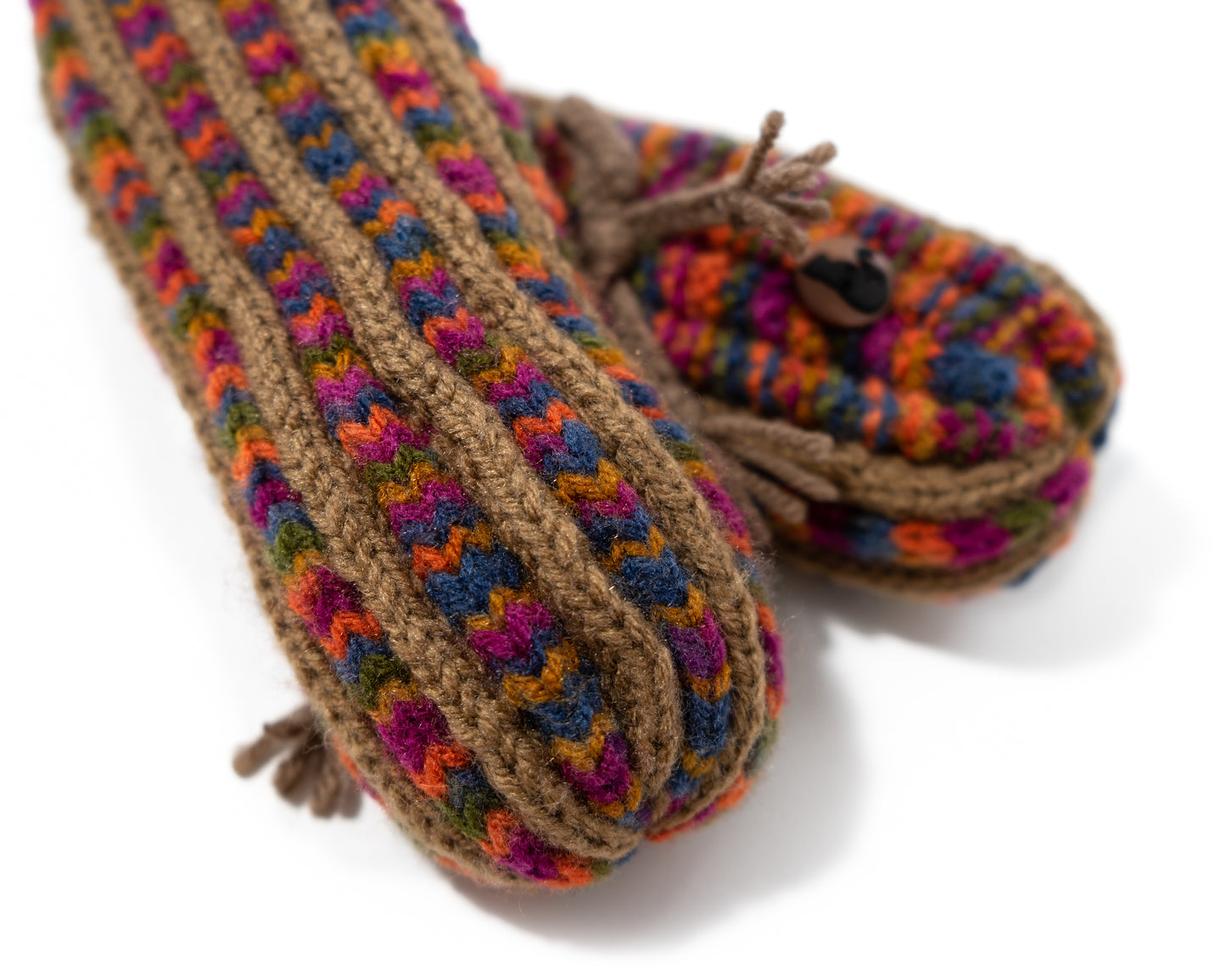Grandmaman's Hand-Knit Slippers